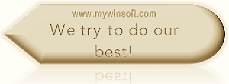 we try to do our best!